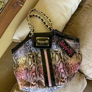 Betseyville Rainbow Snake Print Purse